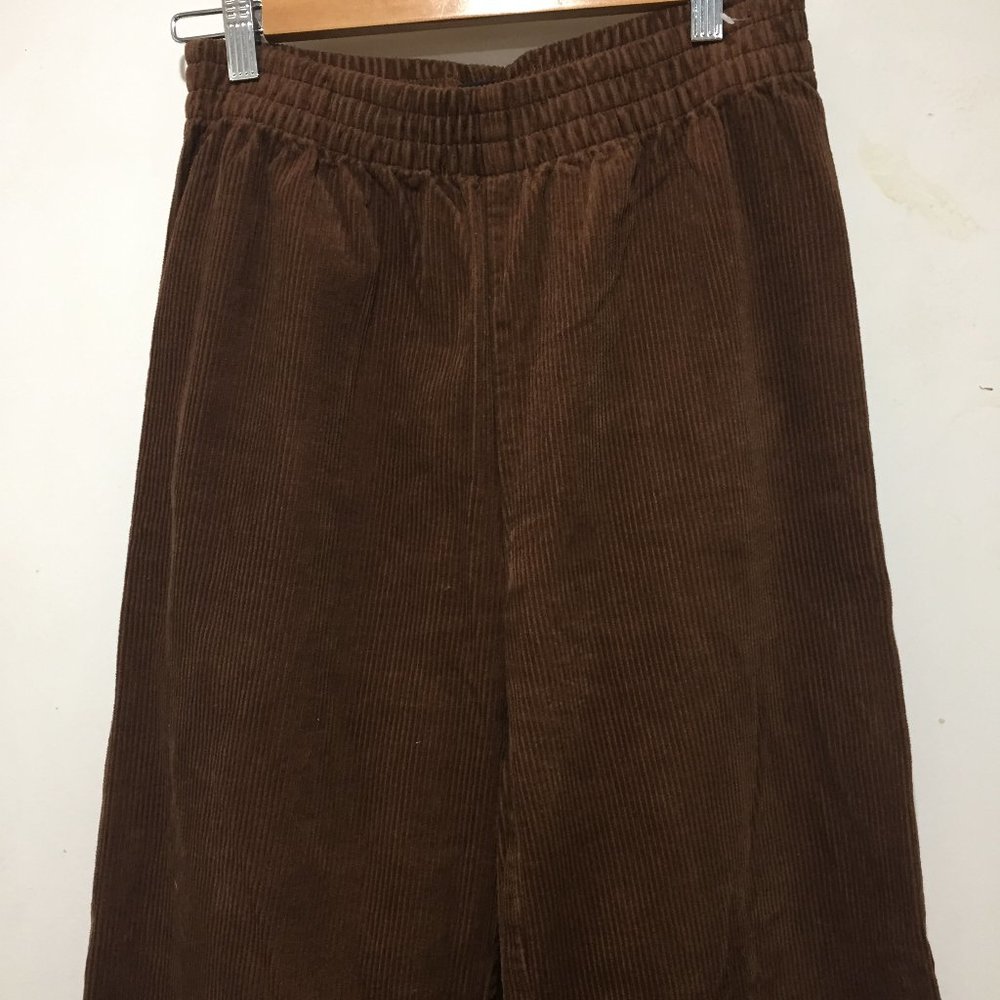 REFUGE CORDUROY WIDE LEG PANTS SIZE S